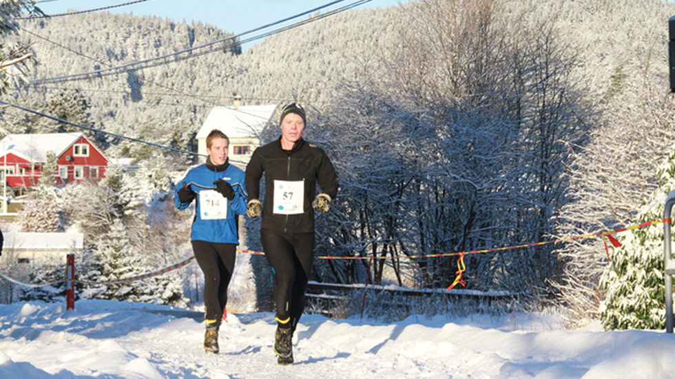 Det var mye snø under januarløpet 2014. Det ventes vinter på lørdagens løp også