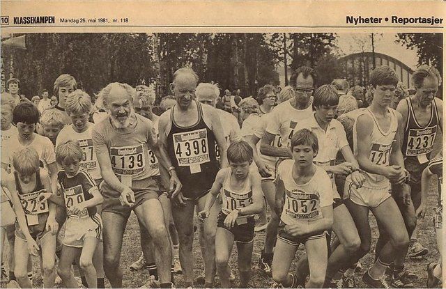 Fra Osloløpet 1981