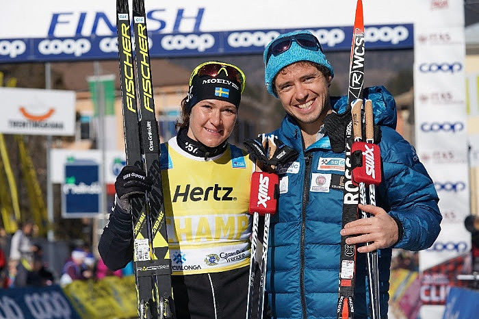 Britta Johansson Norgren, Lager 157 Ski Team og  Ilya Chernousov, Bauer Ski Team var best i årets Marcialonga.
