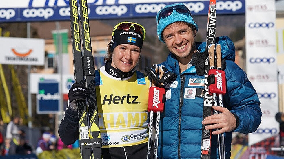 Britta Johansson Norgren, Lager 157 Ski Team og  Ilya Chernousov, Bauer Ski Team var best i årets Marcialonga.