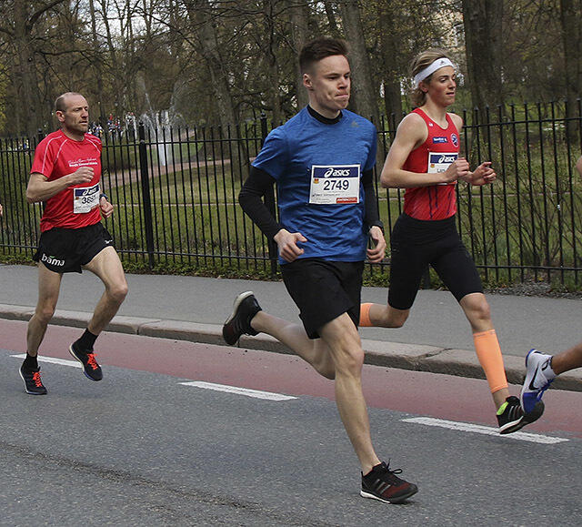 Erik Lomås vant Drammen halvmaraton på søndag. Torsdag var han tilbake med startnummer og seiret i Nydalsløpet. (Foto: Arkivbilde, Runar Gilberg).