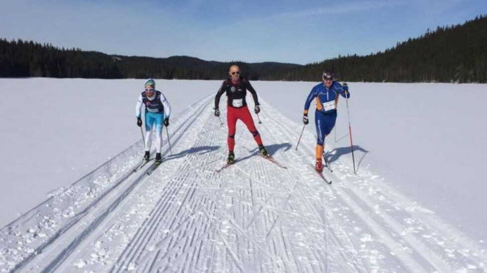 Så strålende forhold var det under Nordmarka Rundt i 2017. Foto: Arrangøren