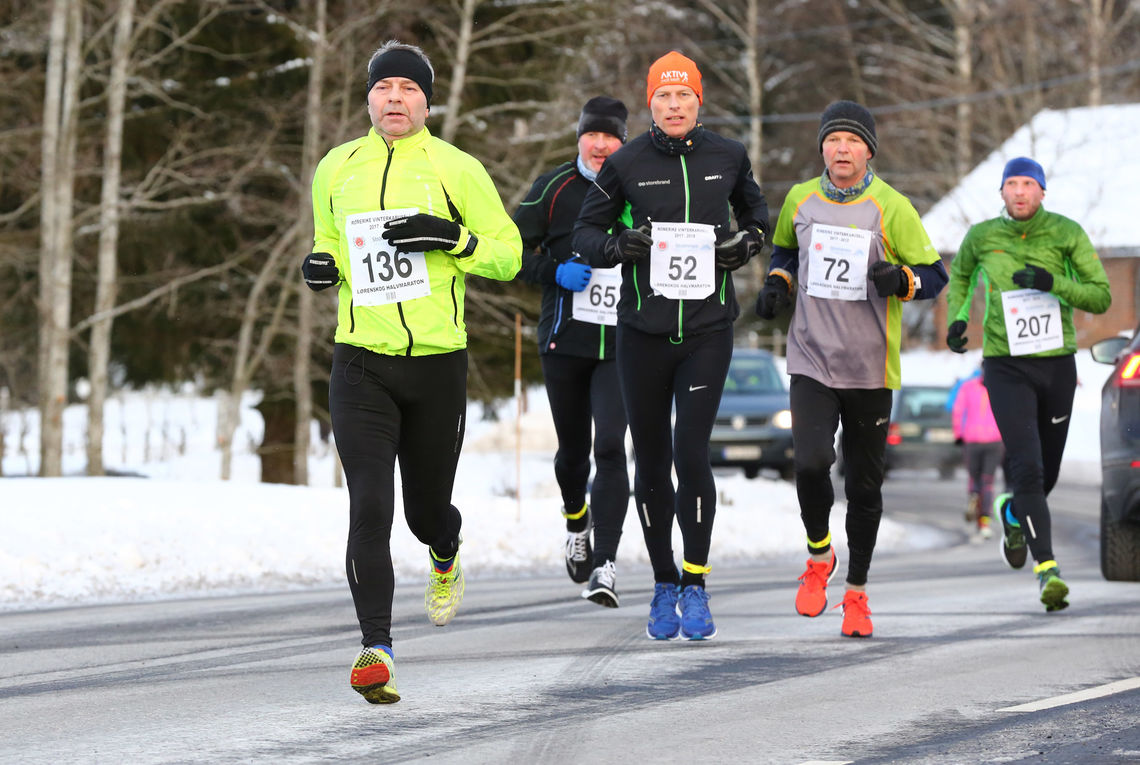 Det var vinterlig og kaldt, men likevel gode løpsforhold på Haga. (Foto: Bjørn Hytjanstorp) 