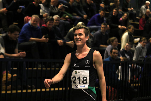 Jakob Ingebrigtsen satte ny innendørspers på 1500 m med 3.40,96. (Arkivfoto: Tom Roger Johansen)