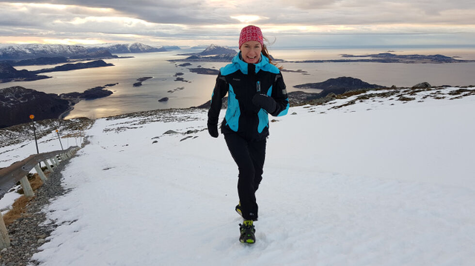 Motbakketrening opp Gamlemsveten på Sunnmøre