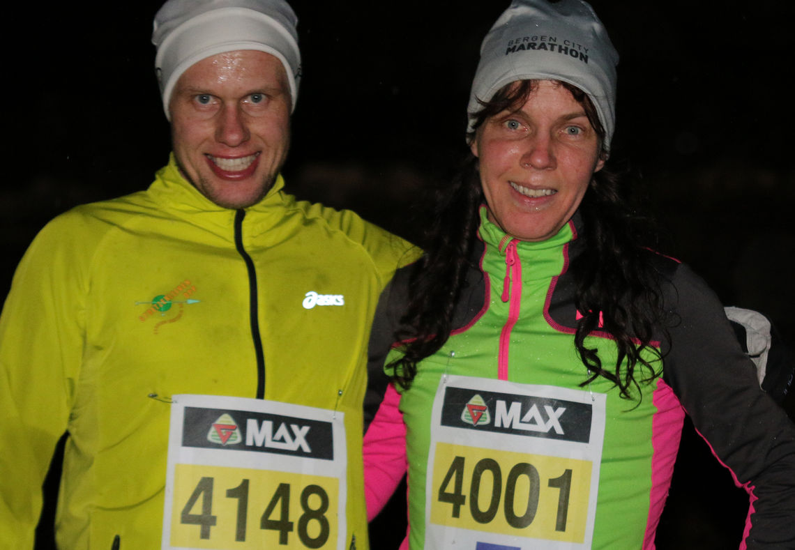 Harald Simmenes og Grethe Jørgensen kunne bokføre en ny seier i Åsane Løpskarusell