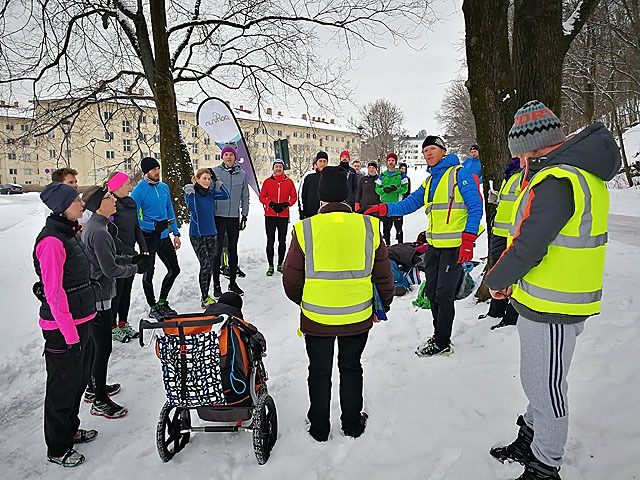 Endelig var Tøyen Parkrun tilbake - nesten to måneder etter siste løp som gikk lille juleaften. Foto: Heming Leira
