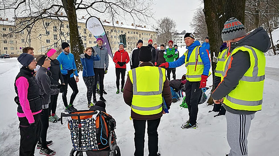 Endelig var Tøyen Parkrun tilbake - nesten to måneder etter siste løp som gikk lille juleaften. Foto: Heming Leira