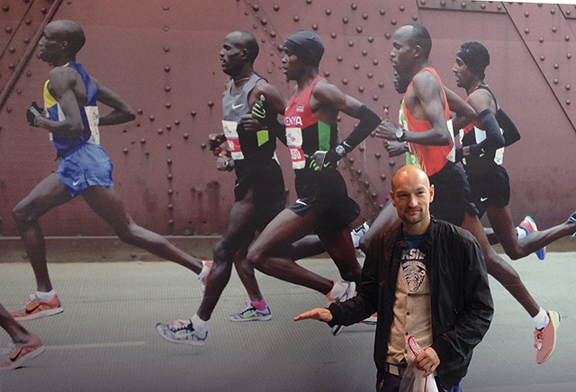 Sjøl om Jann Post ikkje legg lista fullt så høgt som dei beste kenyanarane, har han likevel gitt seg eit konkret mål å sikte imot. (Foto: Anders Øksenholt)