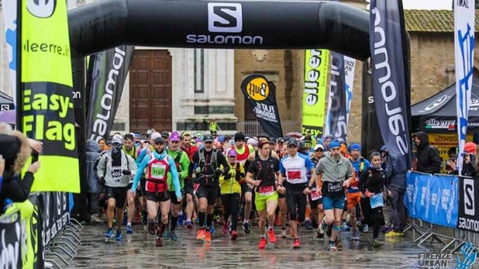 Fra starten av fjorårets Ecotrail Firenze (Foto: ecotrailflorence.com)