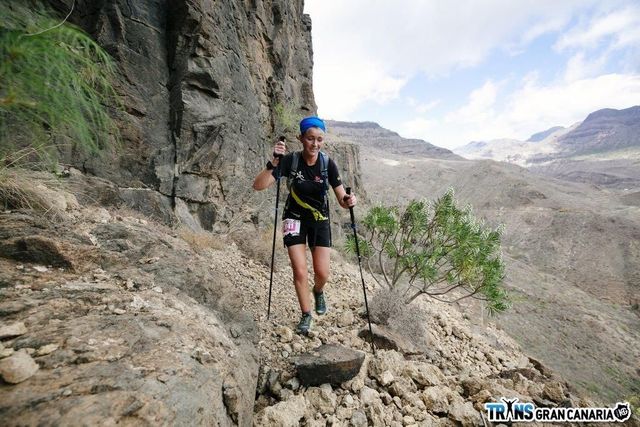Øyunn Bygstad (34) har kjempet seg gjennom en rekke ultraløp. For en uke siden fullførte hun Transgrancanaria på 79 timer og 29 minutter. 75 startet, 56 fullførte. Bygstad var nest raskest av de seks kvinnelige deltakerne. (Racephotos.se)