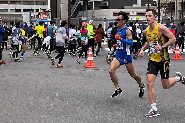 Jon Arne Gaundal, Steinkjer på vei mot 2.23.35 i Tokyo Marathon og en solid forbedring av den tidligere personlige rekorden på 2.29.35