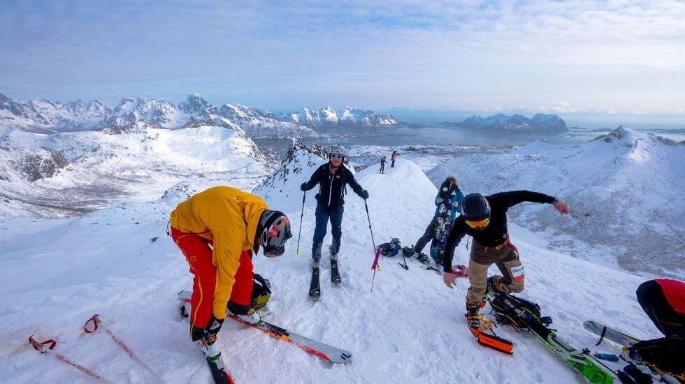 På toppen. (Foto: Espen Mortensen)
