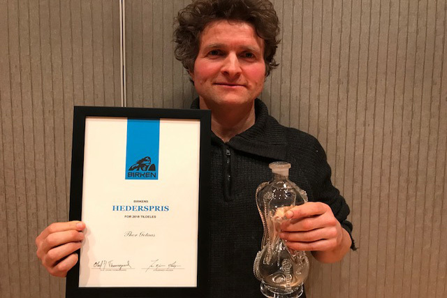 Thor Gotaas får hedersprisen. Foto: Randi Bolstad, Birkebeinerrennet