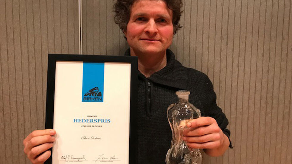 Thor Gotaas får hedersprisen. Foto: Randi Bolstad, Birkebeinerrennet