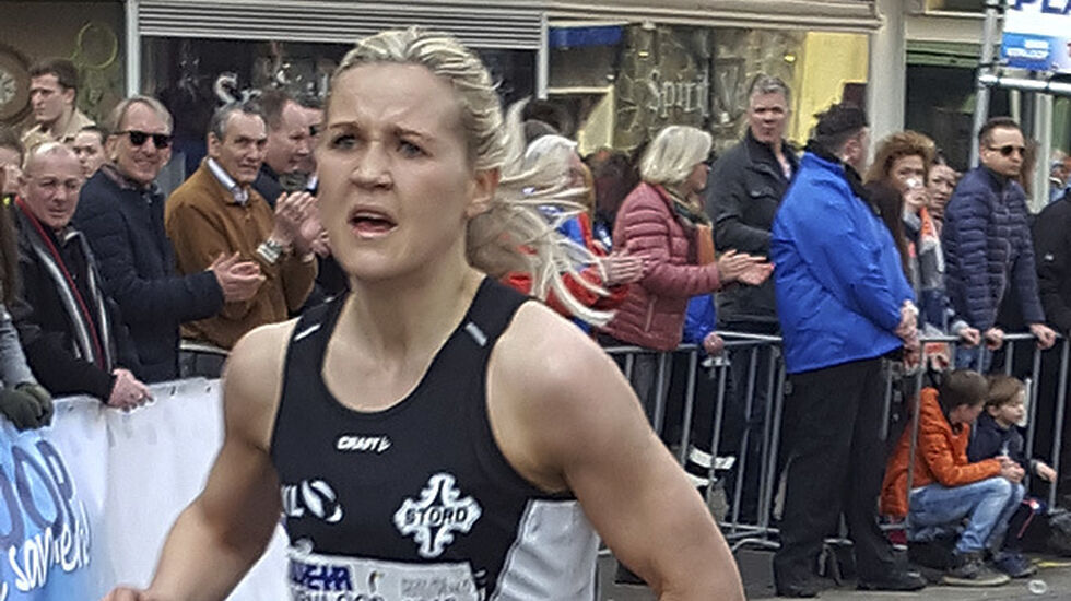 Pernilla Epland kom som eit friskt pust inn i norsk langdistansespringing i fjor, og i år ser ho ut til å bli enda betre. (Foto: Nils Hetleflåt) 