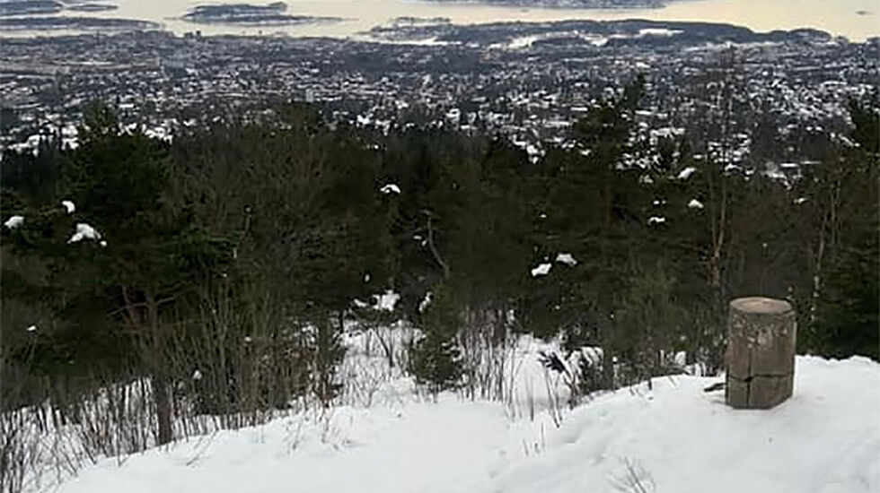 Utsikten over Oslo og Oslo-fjorden er god - hvis en rekker opp før mørket senker seg. (Foto: arrangøren)