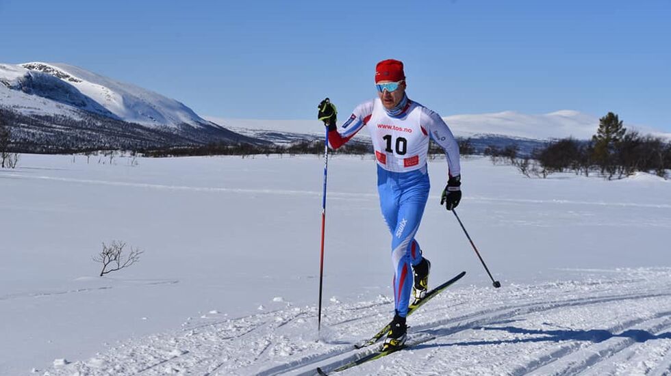 Det var drømmeforhold da Fred Arild Kjernli deltok i rekordutgaven  av påskerennet Narkuten mellom Narbuvoll og Tufsingdalen sist vinter.   (Foto: Pål Ove Lilleberg)