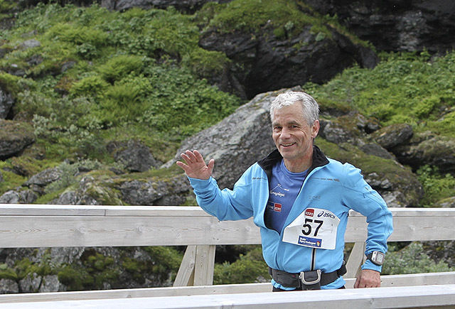 Gunnar Skandsen har fått trent godt i vinter og skal løpe Rotterdam Marathon nå på søndag. (Foto: Runar Gilberg)