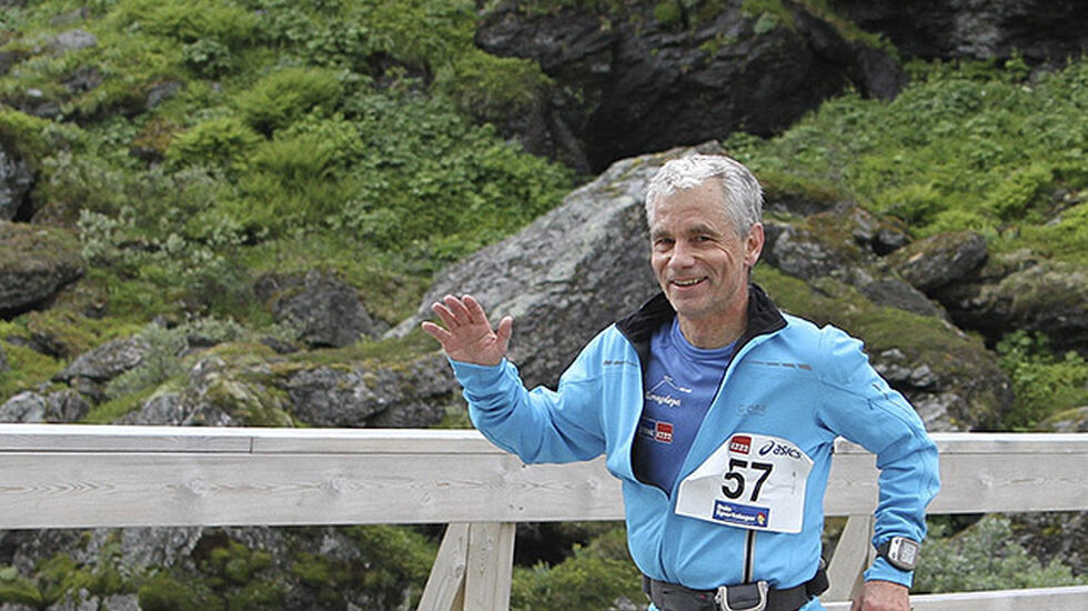 Gunnar Skandsen har fått trent godt i vinter og skal løpe Rotterdam Marathon nå på søndag. (Foto: Runar Gilberg)