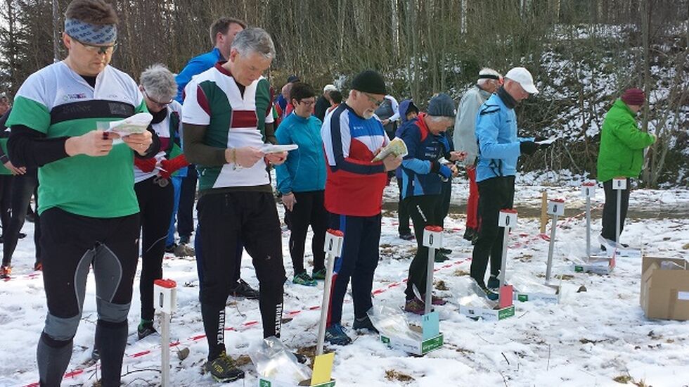 Det var itt snø på første løpet i 2017 også. (Foto: Stein Arne Negård)