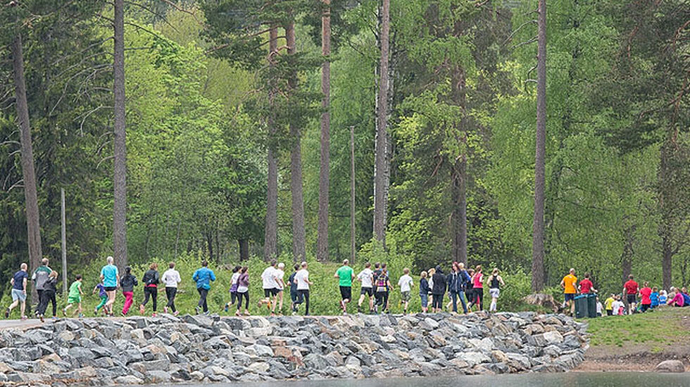 Sognsvann løpernes eldorado Foto: jørgen lindalen