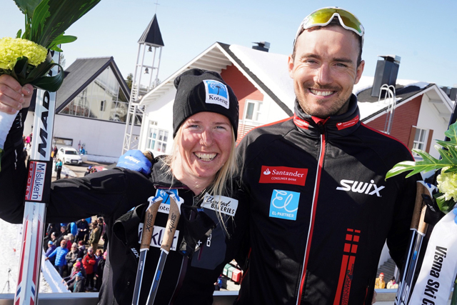 Astrid Øyre Slind og Andreas Nygård. Foto : Arrangøren