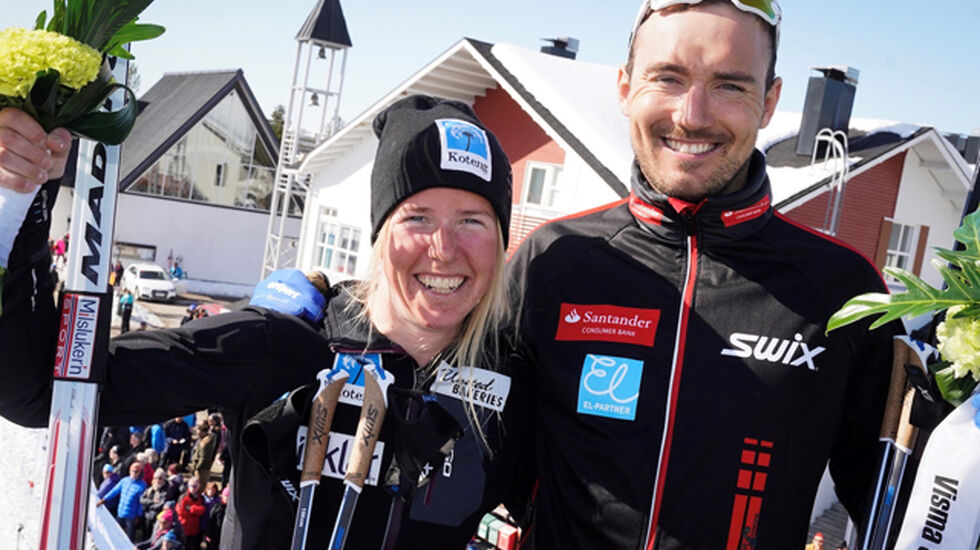Astrid Øyre Slind og Andreas Nygård. Foto : Arrangøren