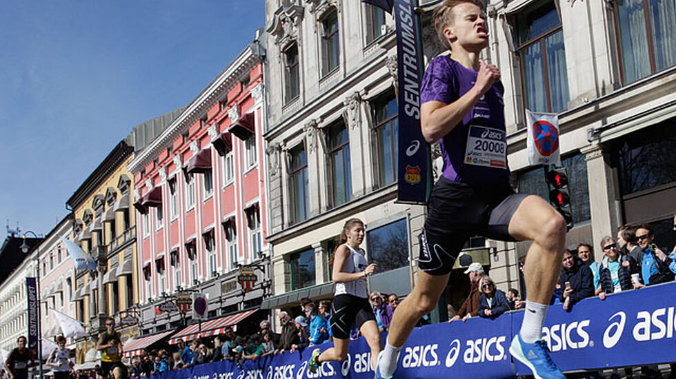 Herreteten i årets Sentrumssprint. Foto: Per Inge Østmoen