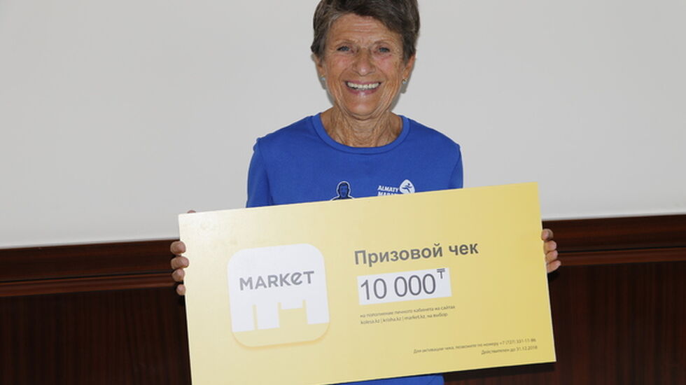 Vera Nystad ble klassevinner og beste norske på maraton.