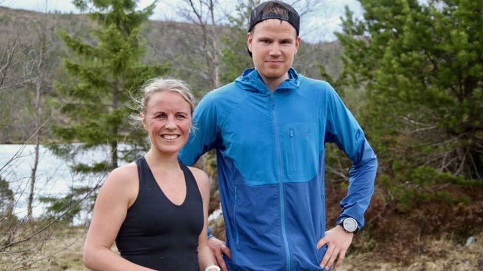 De to vinnerne i Eikenosa Opp 2018, Pernille Ibsen Lervåg fra Danmark og Håvard Myklebust fra Ørsta