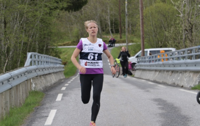 Eline Fannemel, Hornindal IL raskeste dame i 2017. Foto: Martin Hauge-Nilsen