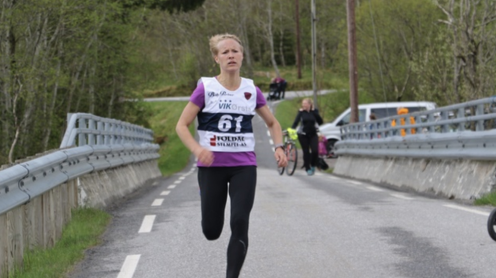 Eline Fannemel, Hornindal IL raskeste dame i 2017. Foto: Martin Hauge-Nilsen
