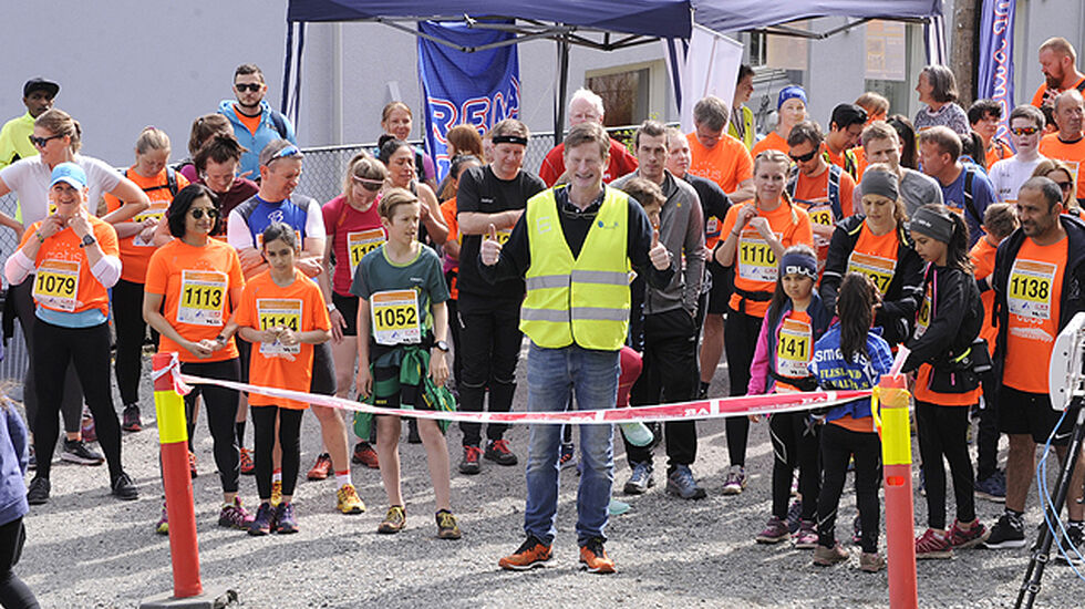 Maratonkarusellens leder har også en finger med i spillet under Løvstakken Opp. Morten Hauso er på plass