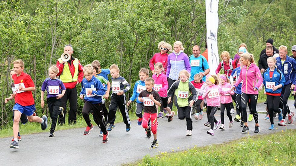 Nå skal de unge i Tromsø få sin egen løpskarusell. Her fra Eidemila 2013. (Foto: Bjørnar Leithe Borch)