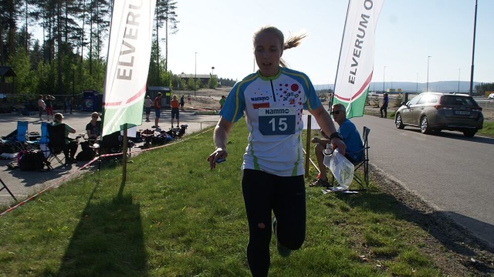 Vinner D17-20 - Kristine Haanes Strandlie, Gjø-Vard OL. (Foto: Stein Arne Negård)