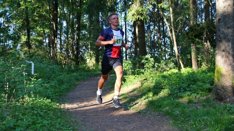 Njål Pedersen vant også forrige løp i ABIK-karusellen, da var det i terrenget. (Foto: Bjørn Hytjanstorp)
