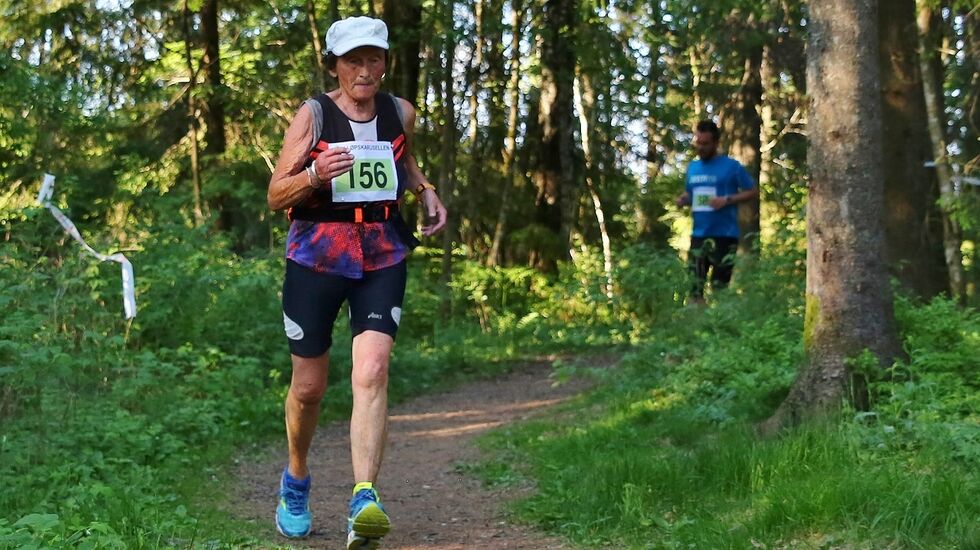 Signy Henden Rustlie på 80-årsdagen 29. mai. (Foto: Bjørn Hytjanstorp)
