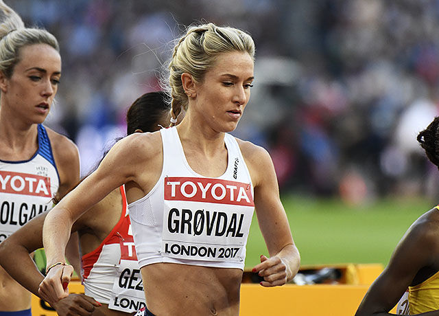 Karoline Bjerkeli Grøvdal viste god form bare fem dager før Bislett Games. (Arkivfoto: Bjørn Johannessen)