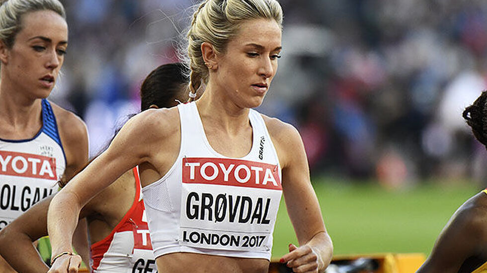 Karoline Bjerkeli Grøvdal viste god form bare fem dager før Bislett Games. (Arkivfoto: Bjørn Johannessen)