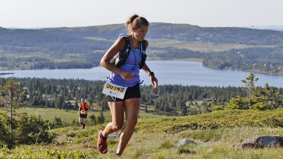 Ida Børset Westad var klart raskeste kvinne i UltraBirken. (Foto: Rolf Bakken)
