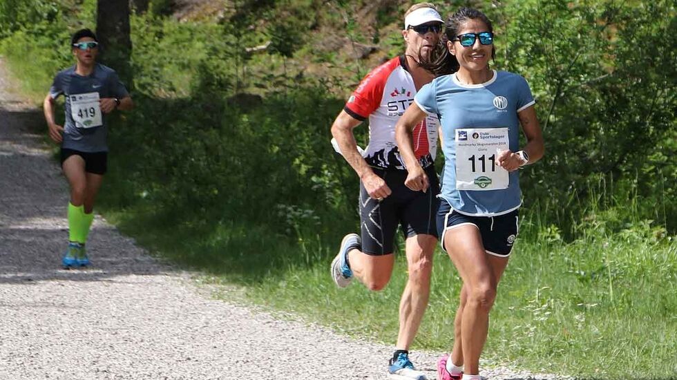 Gloria Vinstedt har vunnet maraton i Nordmarka Skogsmaraton de tre siste årene. Hva velger løperen med god ultraløperbakgrunn i år? (Foto fra 2018: Runar Gilberg)