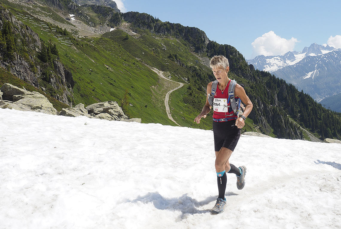 Anna Margrethe Tråve vant klassen sin i Mont Blanc Cross for andre år på rad. (Foto: Bjørn Johannessen) 