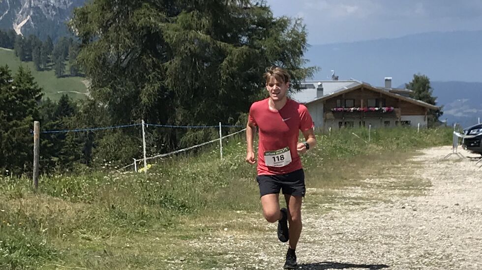 Best: Halvor Dagssøen Landsverk imponerte da han løp inn til 11. plass i Seiser Alm Halvmaraton. Foto: Privat