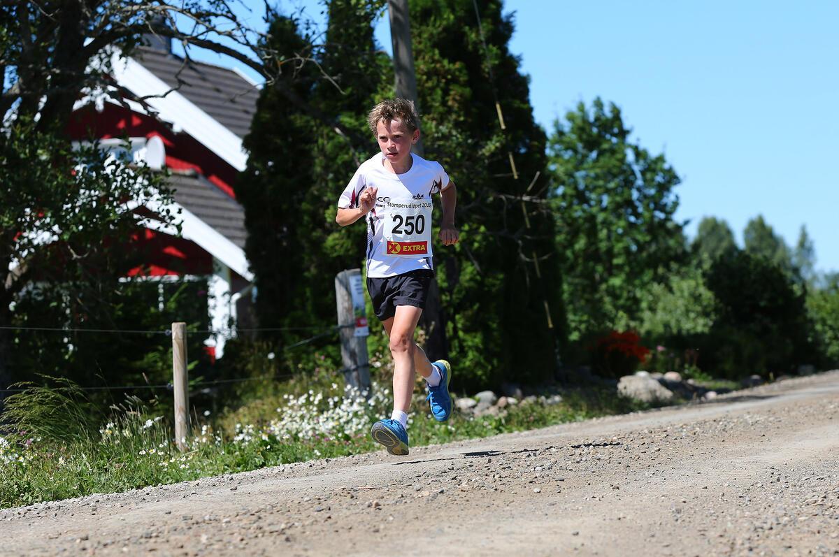 Stomperudløpet2018-6km-Sigurd Størmer Antonsen i tet etter 1500 meter