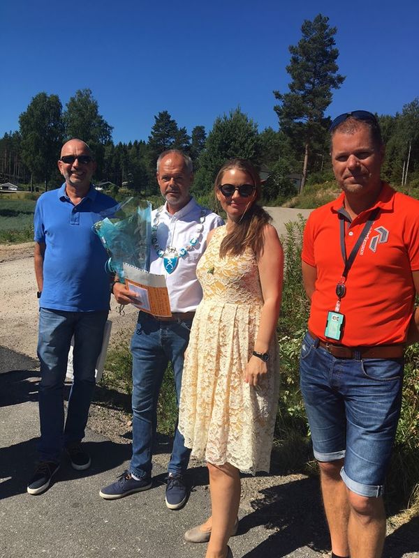 Offisiell åpning av gang og sykkelvei