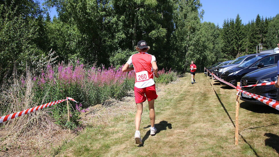 William Norheim Bergquist løp hele 10km-løypa baklengs.