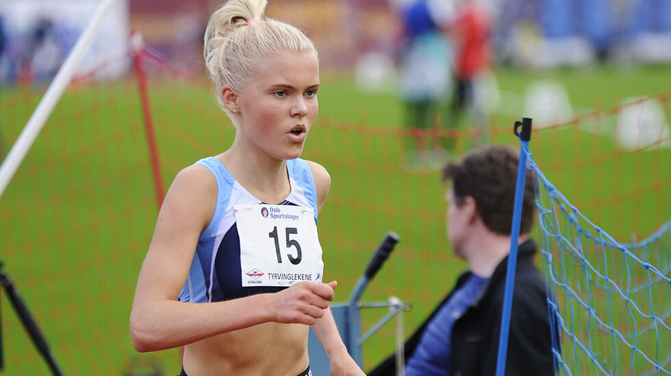 Christine Næss har ikke konkurrert mye i år, men nå var hun først i mål på 1500 meteren i et sommerstevne på Bislett. (Arkivfoto: Arne Dag Myking) 