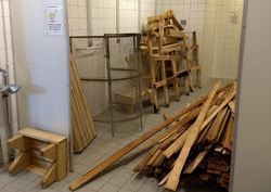 Materialer fra badstuen