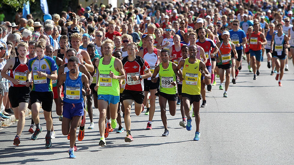 Starten har gått for hoveddistansen 11,6 km i 2018. (Foto: Kjell Vigestad)
